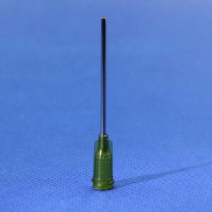 14G precision stainless steel dispensing tip for industrial fluids