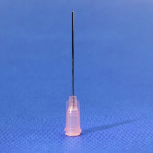 20G precision stainless steel dispensing tip for industrial fluids