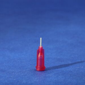 ProFlow 25G polypropylene tube tips ideal for dispensing pastes, epoxies, and thick materials