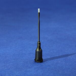 20G PTFE-lined dispensing tips ideal for aggressive and reactive fluids