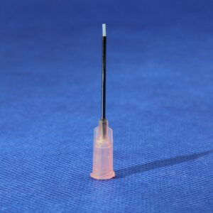 25G PTFE-lined dispensing tips ideal for aggressive and reactive fluids