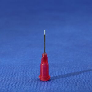 27G PTFE-lined dispensing tips ideal for aggressive and reactive fluids